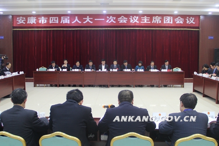 市四届人大一次会议举行主席团第三次会议